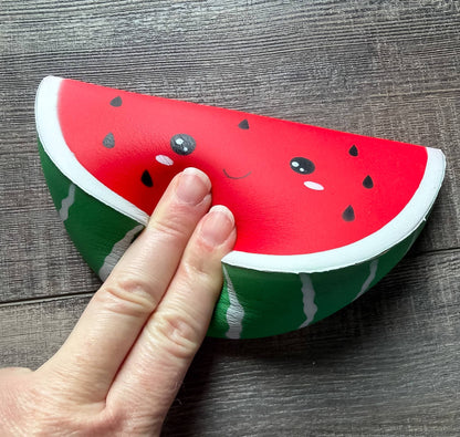 Watermelon Squishy Squish Slow Rising Foam Toy