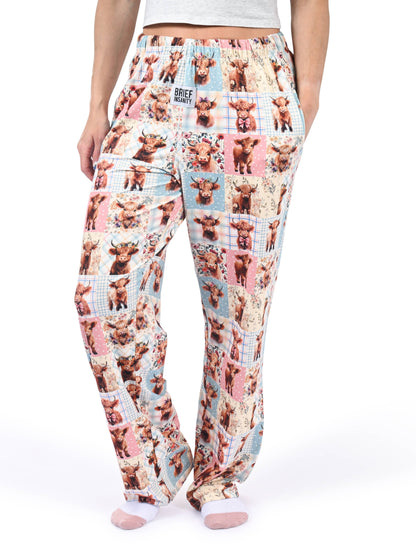 Highland Cow Quilt Pajama Pants