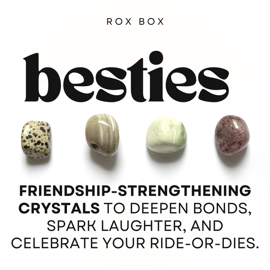 Besties - crystals for friendship - cheeky gift funny gift