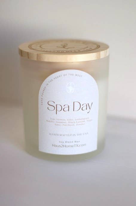 Hand-Poured Candle - Spa Day