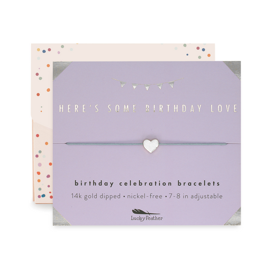 Birthday Bracelet + Envelope - 'Here's Some Birthday Love!'