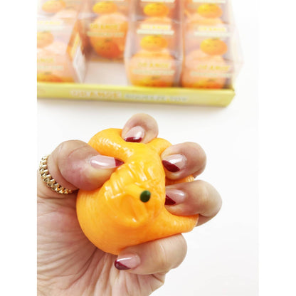 Crunchy Orange Squishy Toy