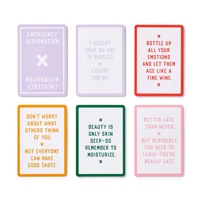 Emergency Affirmations For Exceptionally Stupid Days Card Deck