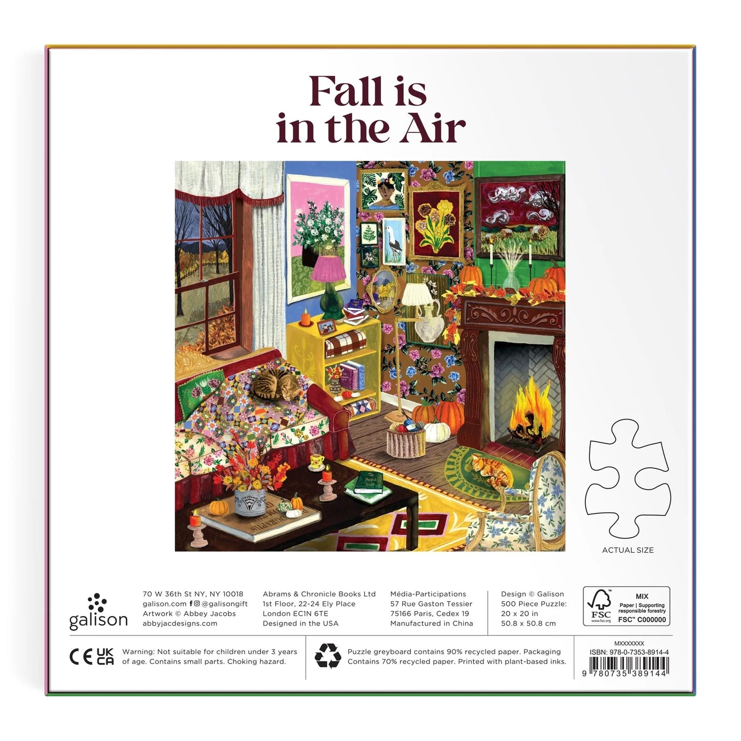 Fall is in the Air 500 Piece Puzzle