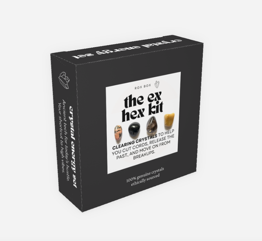 The ex hex kit - crystals for letting go - cheeky gift funny gift