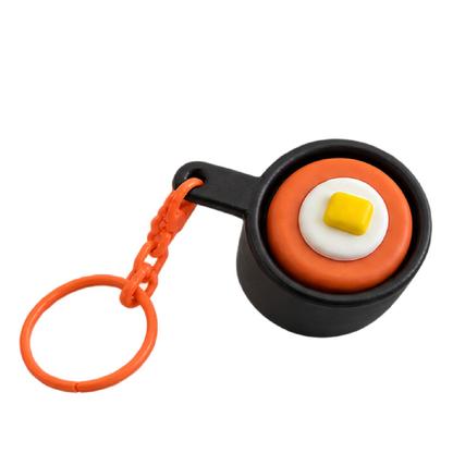 Click N' Clip Foods Fidget Clicker Keychain