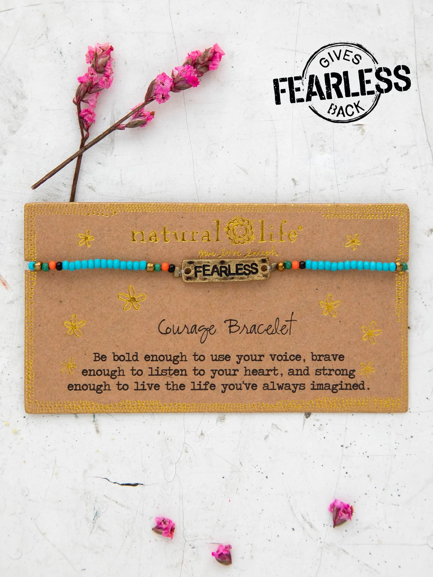 Natural Life Giving Bracelet - Fearless