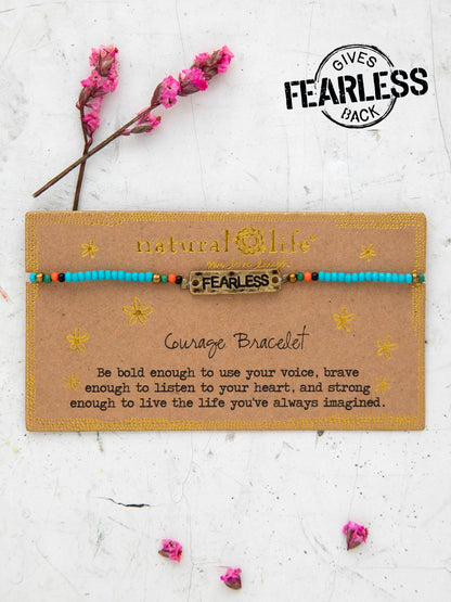 Natural Life Giving Bracelet - Fearless