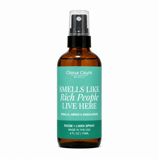 Funny Room Spray - Smells Like Rich People Live Here