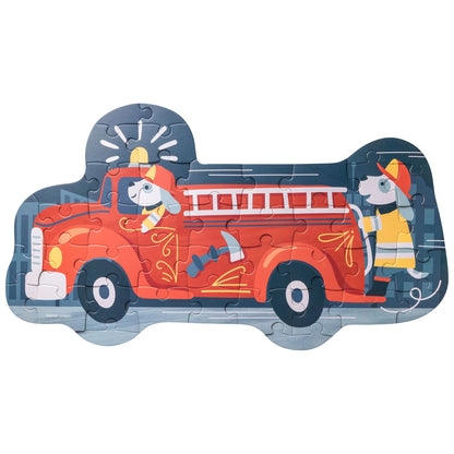 Firetruck Shaped Puzzle