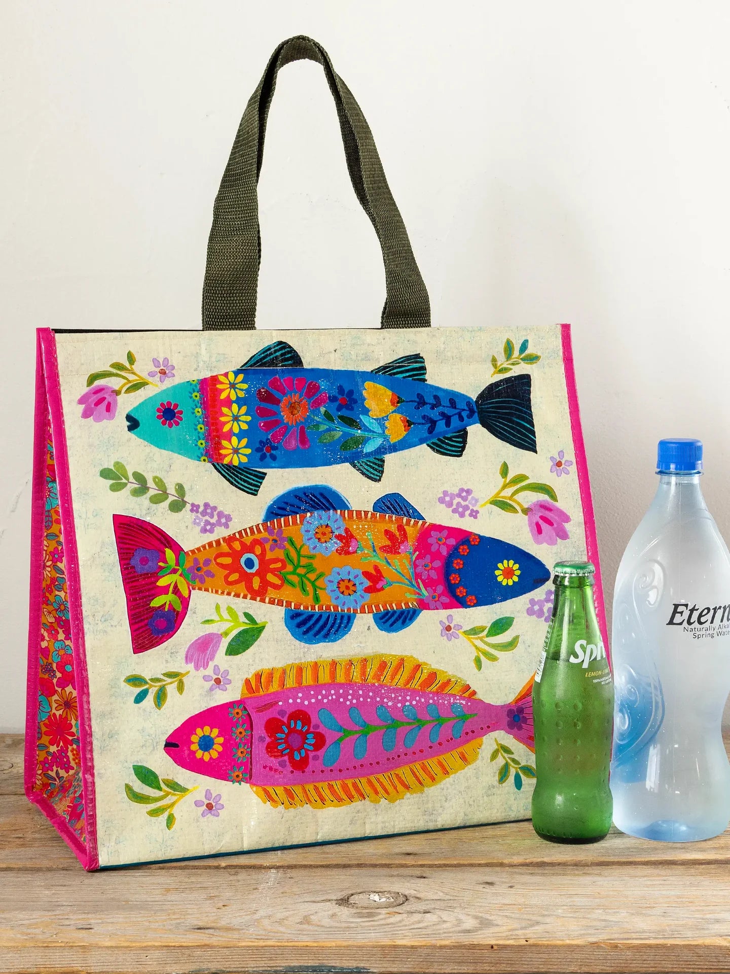 Natural Life Insulated Cooler Tote - Fish