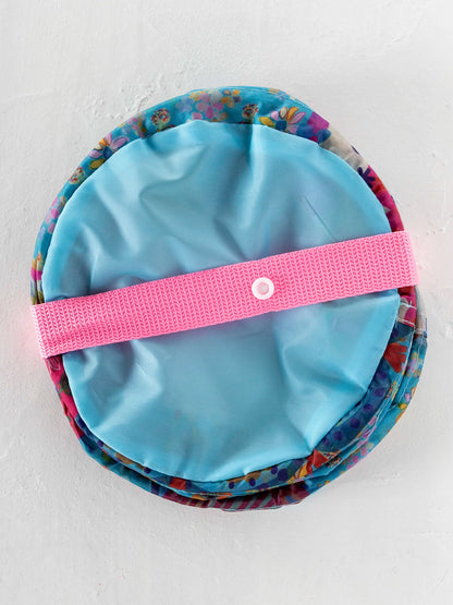 Natural Life Pop-Up Car Trash Can - Floral Patchwork