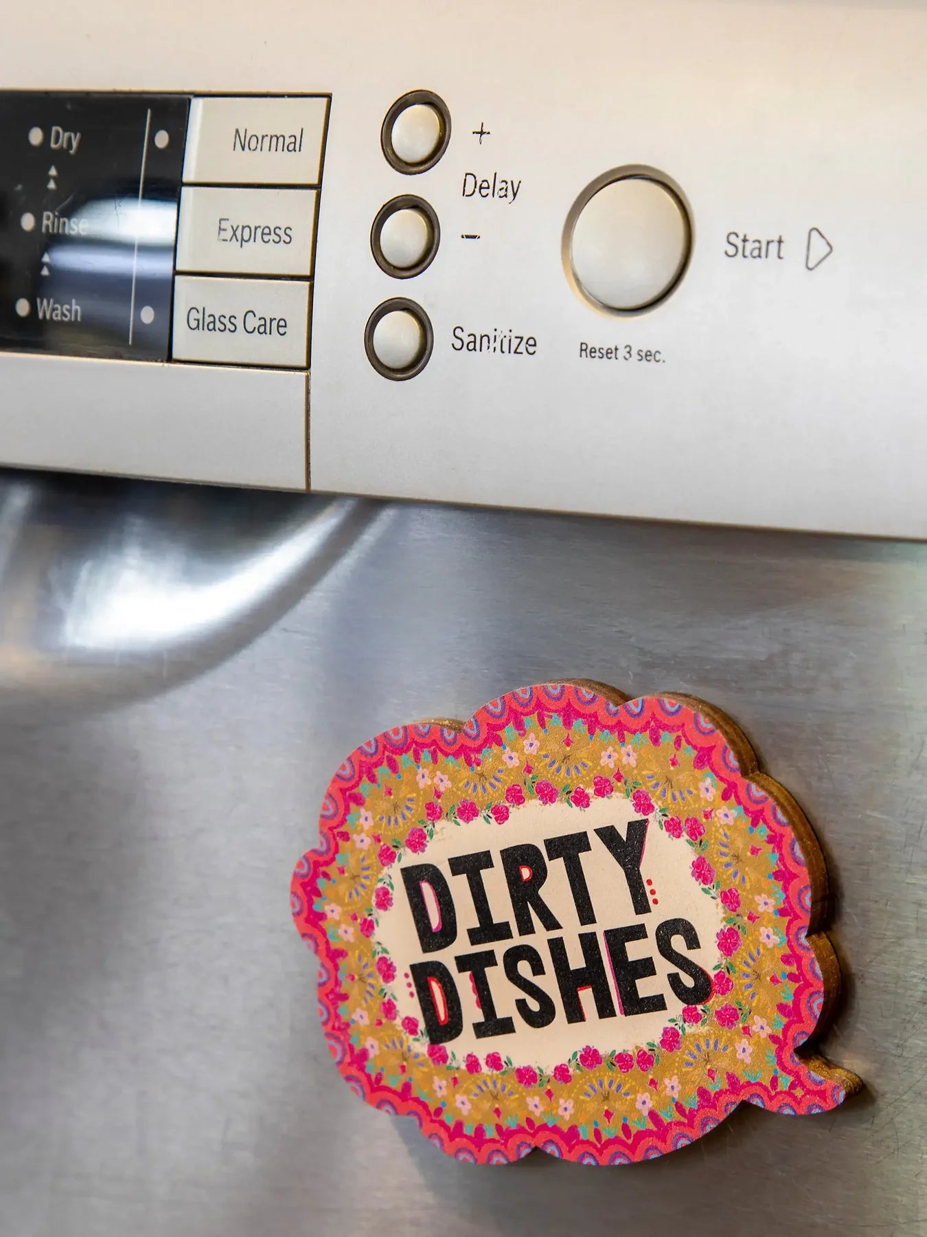 Dishwasher Magnet - Flower