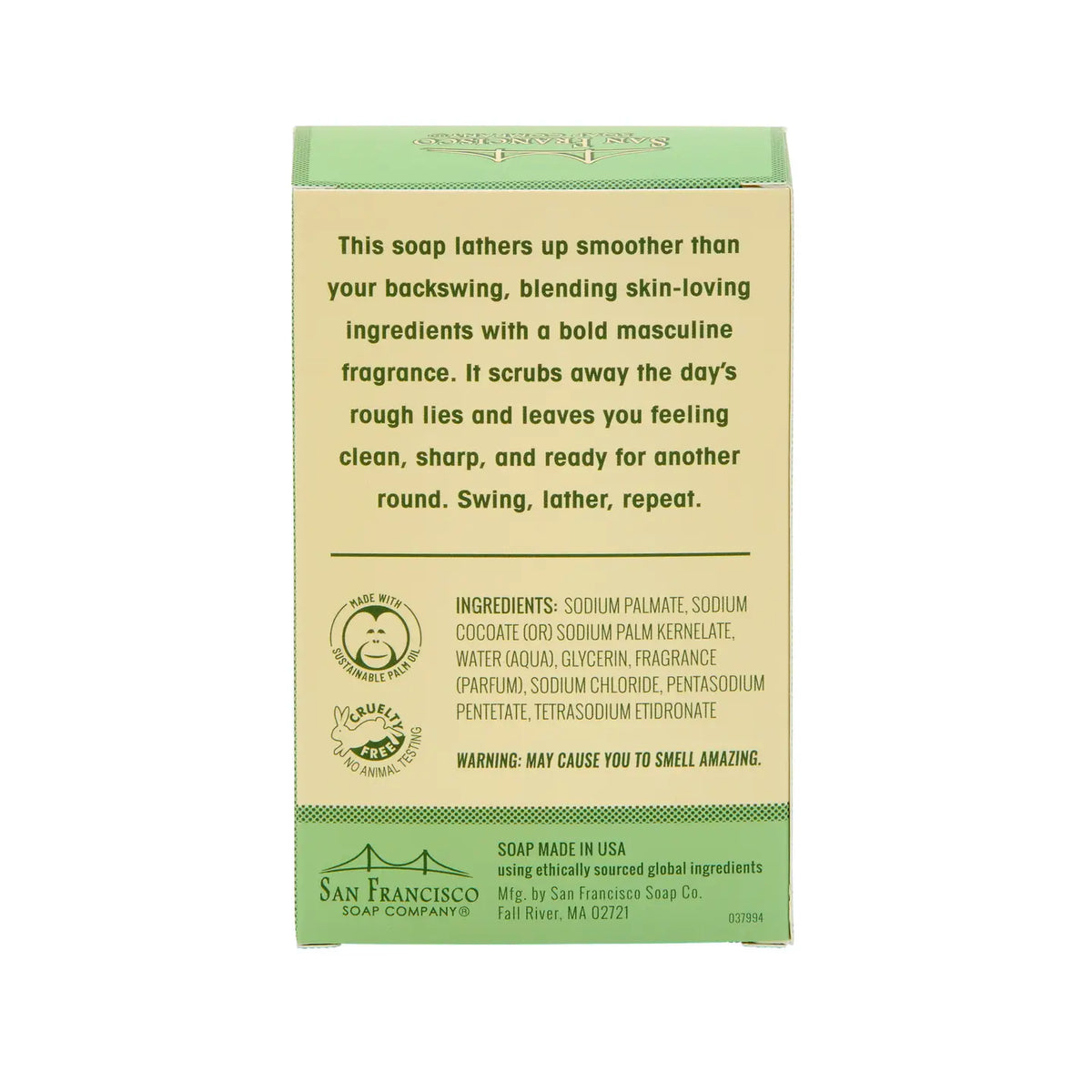 I'd Rather Be Golfing Bar Soap - Fresh Pinewood