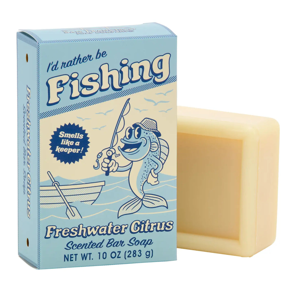 I'd Rather Be Fishing Bar Soap - Freshwater Citrus