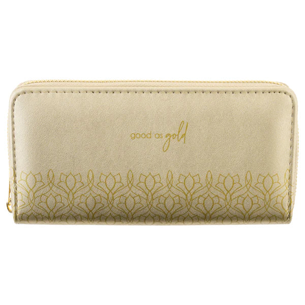 Gold Shimmer Wallet