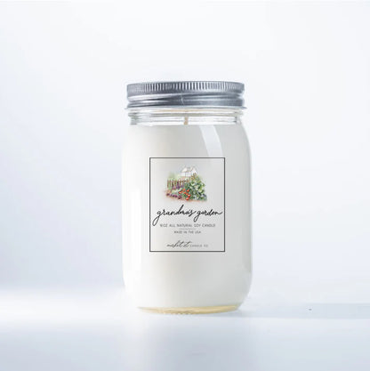 16oz Classic Candle - Grandma's Garden