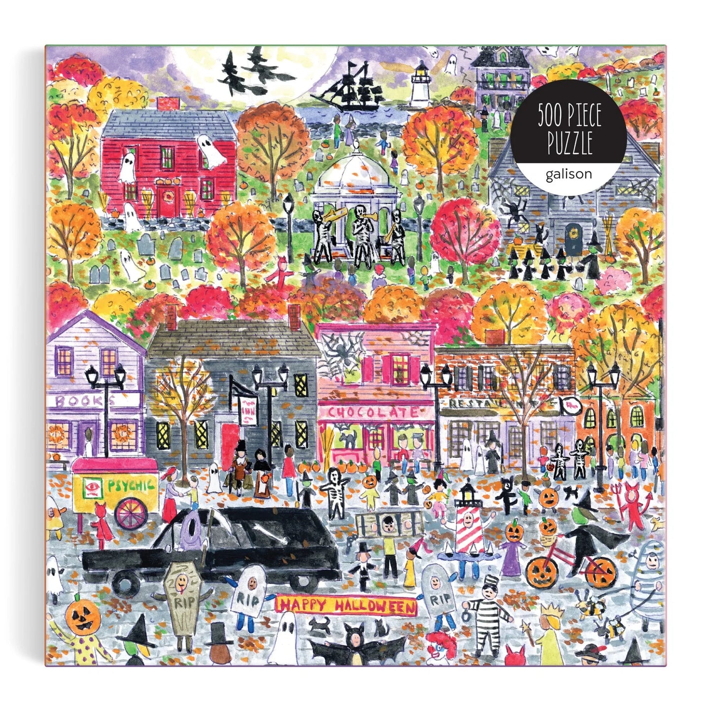 Michael Storrings Halloween Parade 500 Piece Puzzle