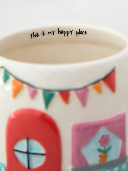 Folk Art Coffee Mug - Hazel The Camper