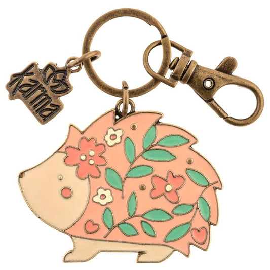 Enamel Keychain - Hedgehog