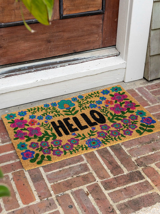 Natural Life Hello Doormat