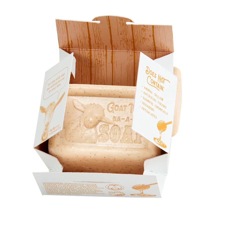 Clean & Caprine Goat Milk Bar Soap 5oz - Honey