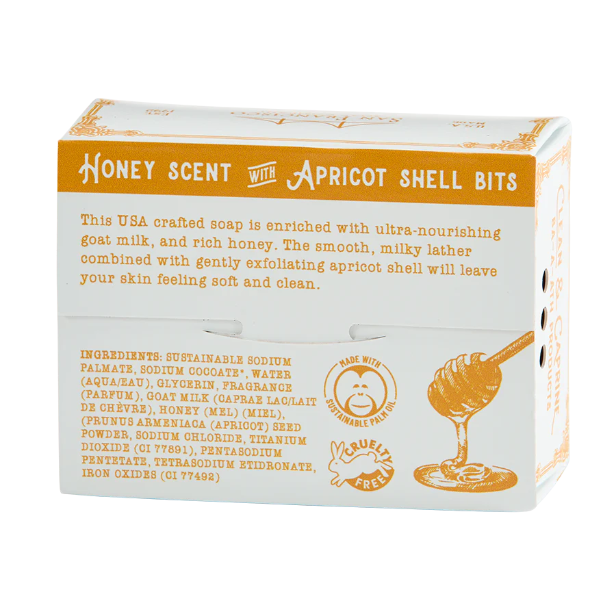 Clean & Caprine Goat Milk Bar Soap 5oz - Honey