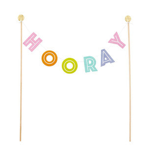 Cake Topper - Hooray