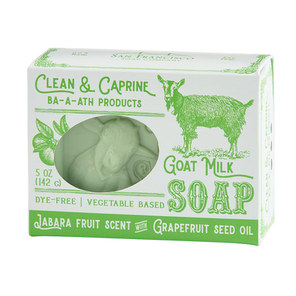 Clean & Caprine Goat Milk Bar Soap 5oz - Jabara Fruit