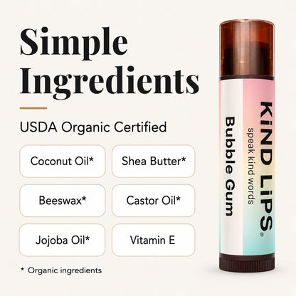 Bubble Gum Organic Lip Balm