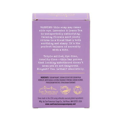 Snarky Vintage Collage Bar Soap - Lavender & Lemon Tea