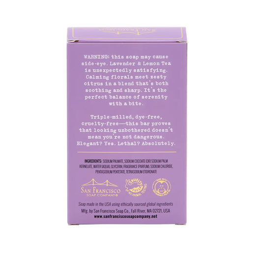Snarky Vintage Collage Bar Soap - Lavender & Lemon Tea