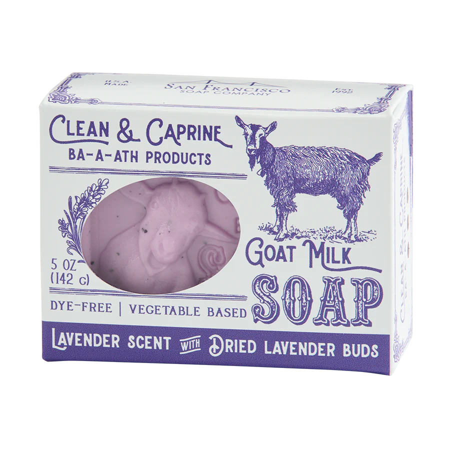 Clean & Caprine Goat Milk Bar Soap 5oz - Lavender