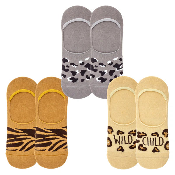 No Show Socks - Leopard