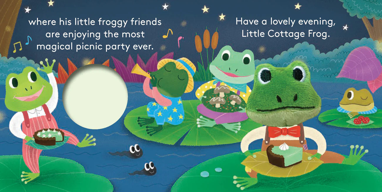 Little Cottage Frog Finger Puppet Book