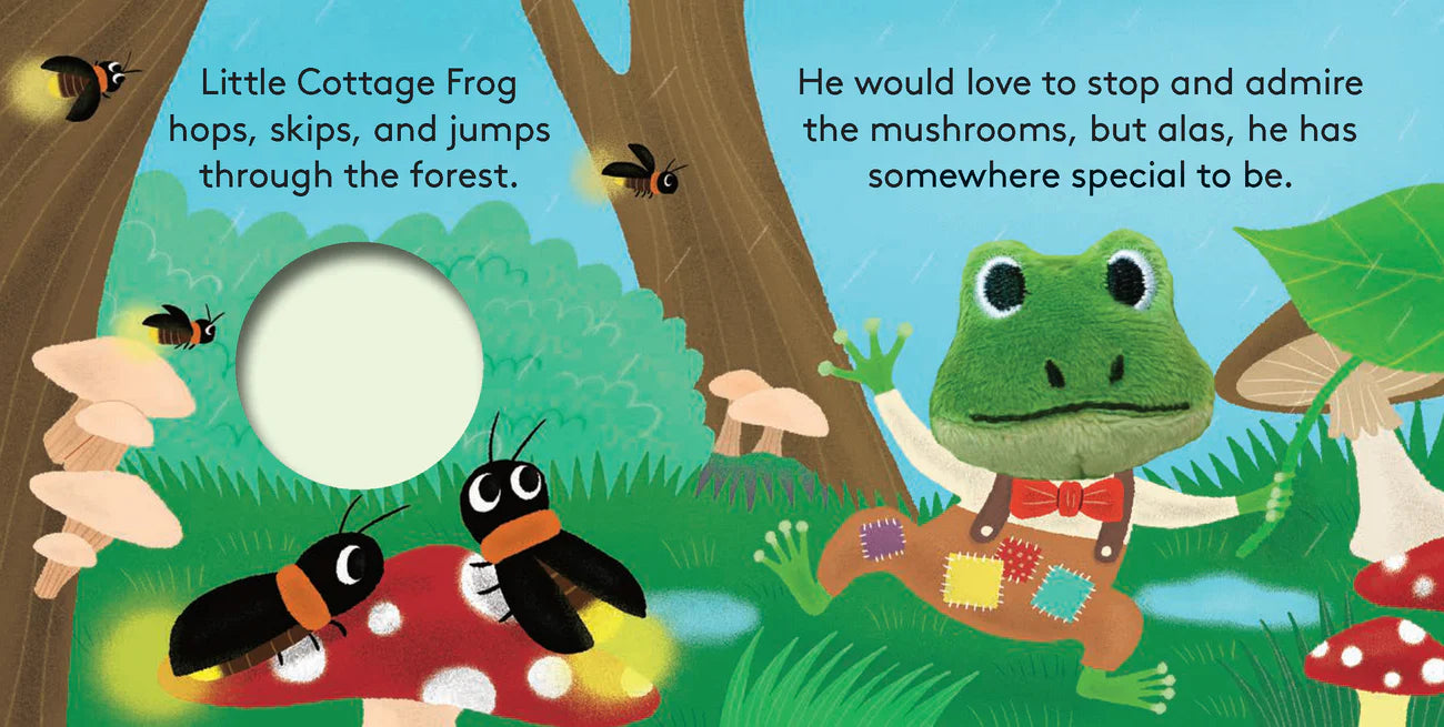 Little Cottage Frog Finger Puppet Book