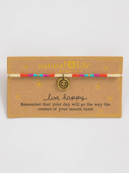 Natural Life Giving Bracelet - Live Happy