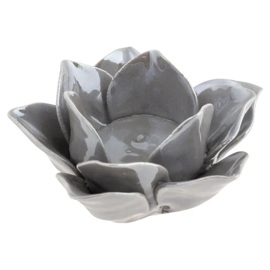 Ceramic Lotus Tea Light Holder