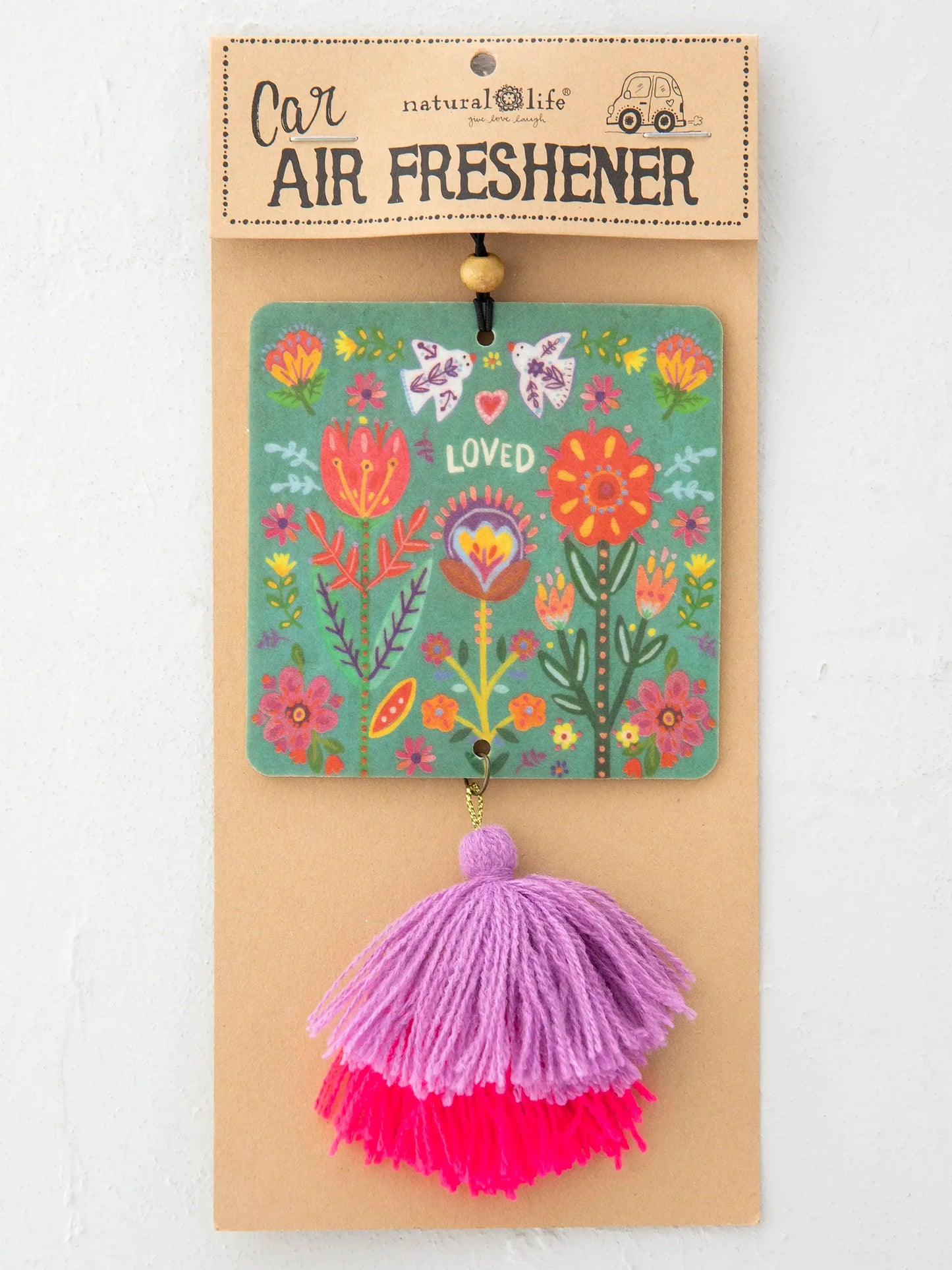 Car Air Freshener - Loved Folk Flower