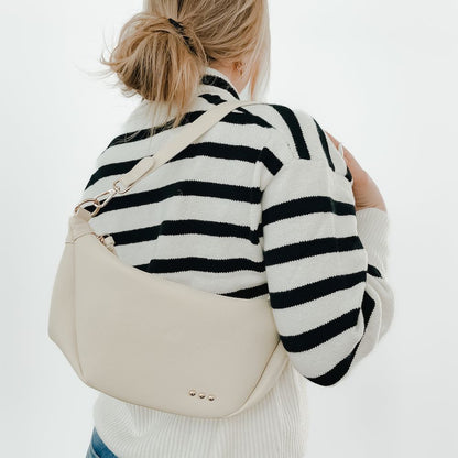 Marlowe Moon Bag - Cream