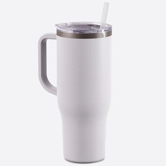 40oz Tumbler - Matte White
