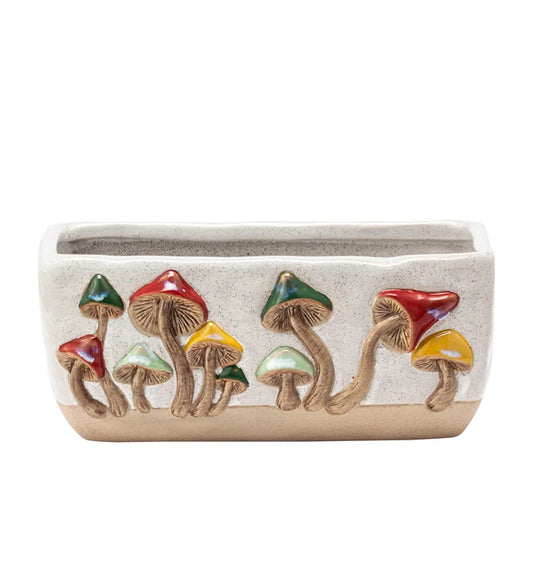 Mushroom Rectangular Planter