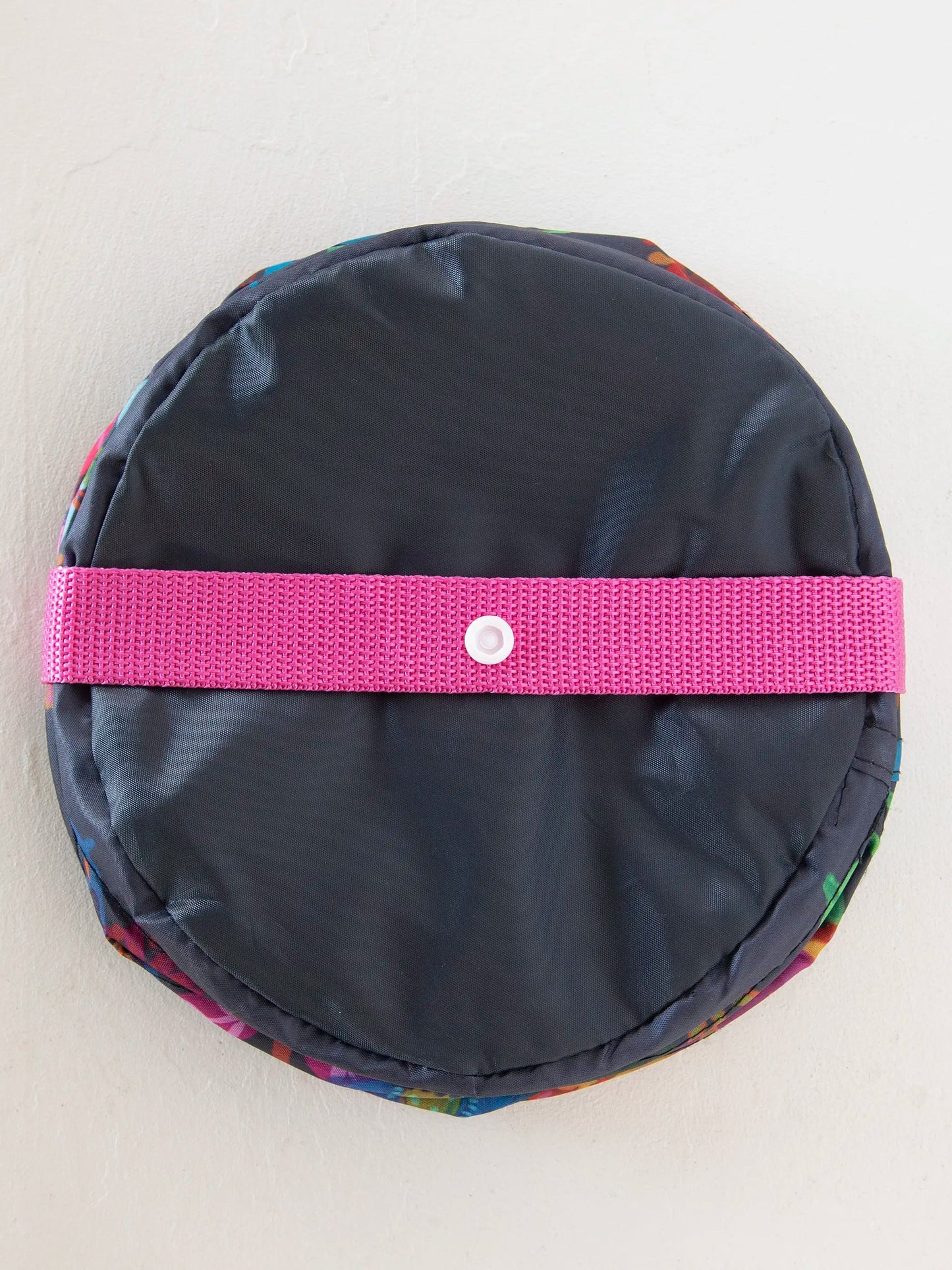 Natural Life Pop-Up Car Trash Can - Navy Folk Flower