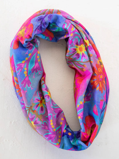 Natural Life Full Boho Bandeau Headband - Neon Floral