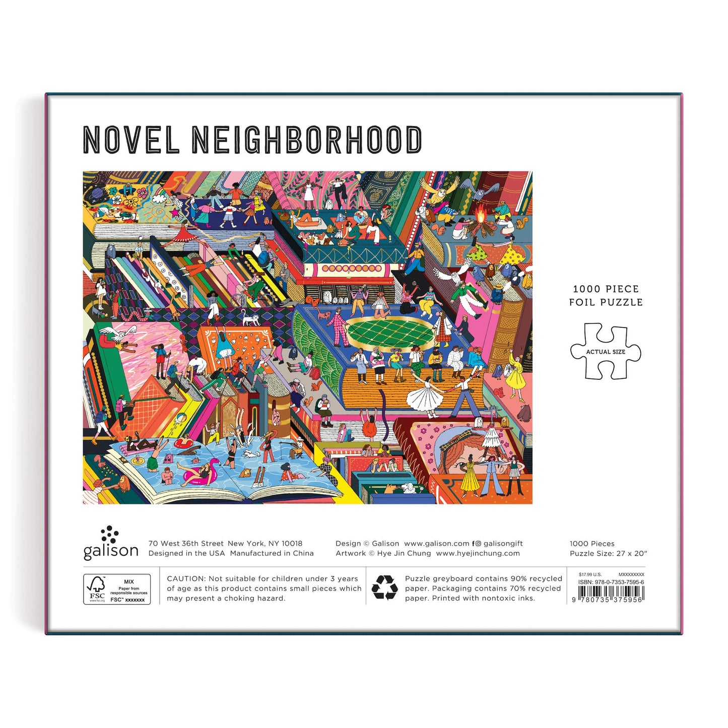 Novel Neighborhood 1000 Piece Puzzle