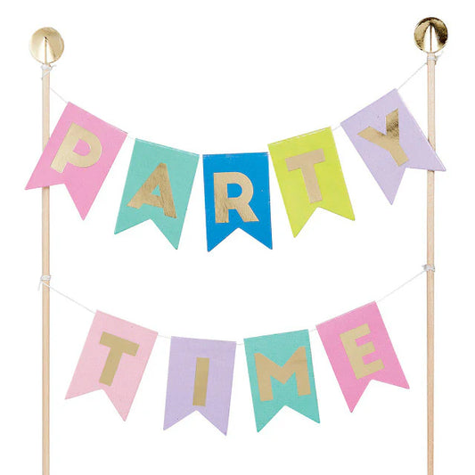 Cake Topper - Party Time