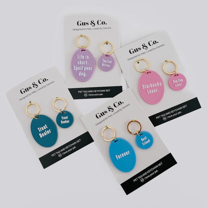 Dog Tag & Keychain Set