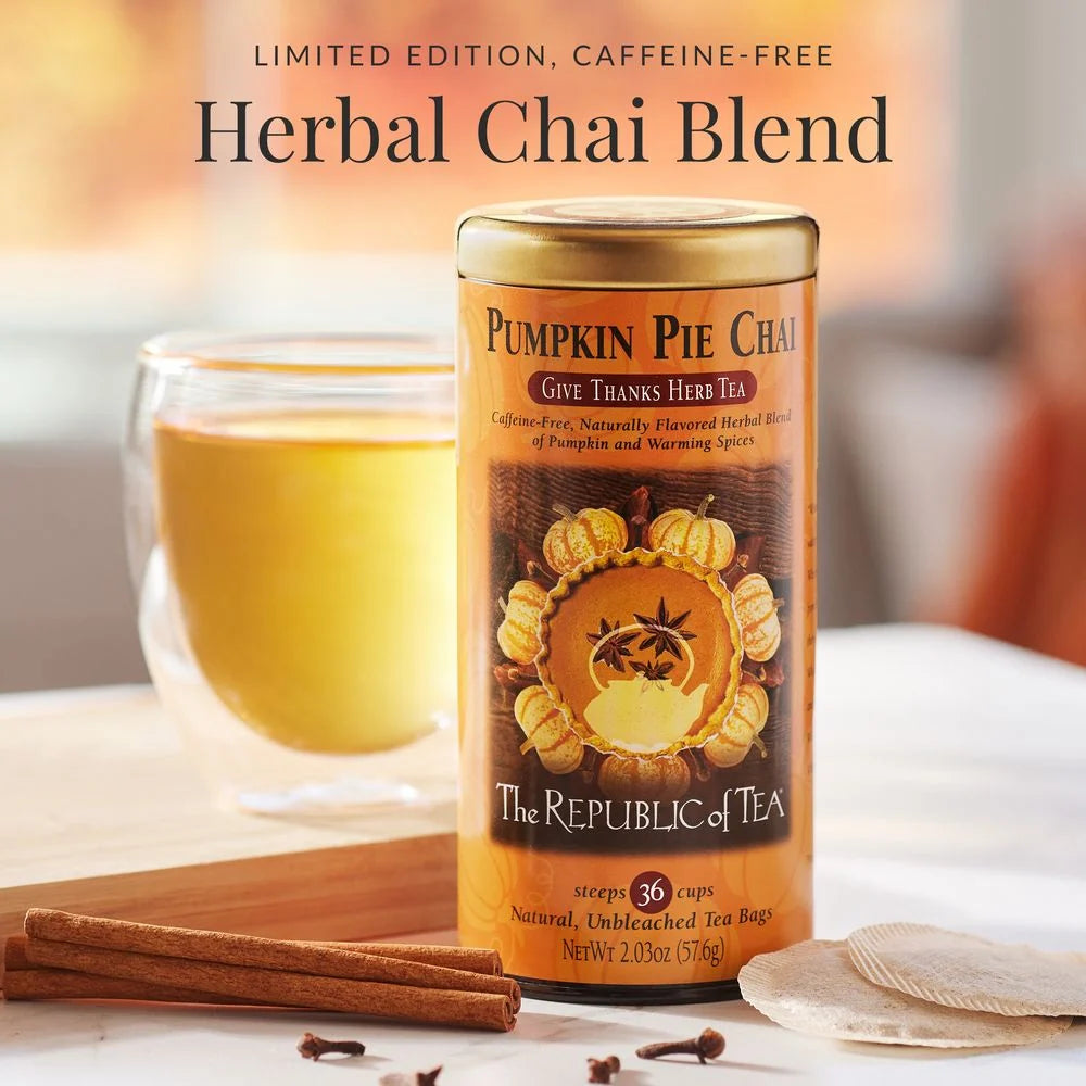 Pumpkin Pie Chai Tea Bags