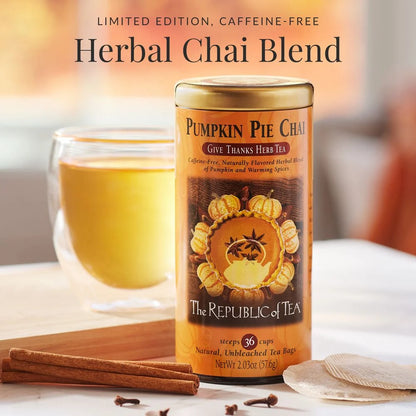 Pumpkin Pie Chai Tea Bags