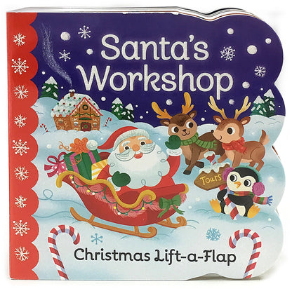 Santa's Workshop Christmas Lift-A-Flap Board Book